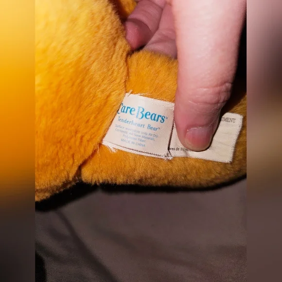 Vintage Care Bears Tenderheart Bear Plush Stuffed Animal 2002 Tender Heart 8” - Picture 5 of 5